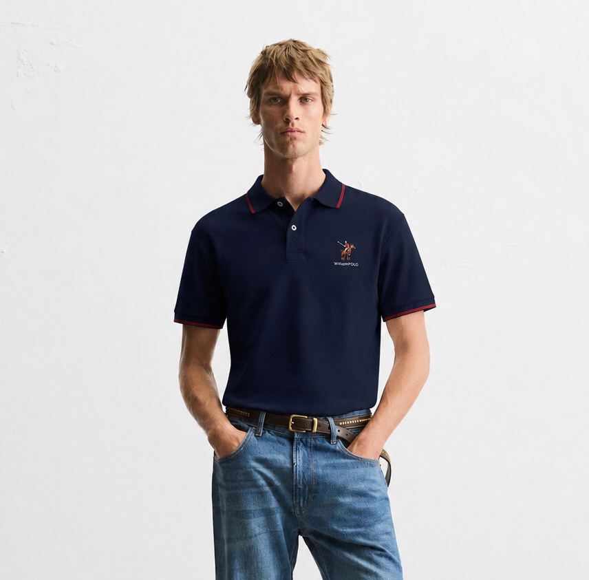 Embroidered Classic Polo Shirt