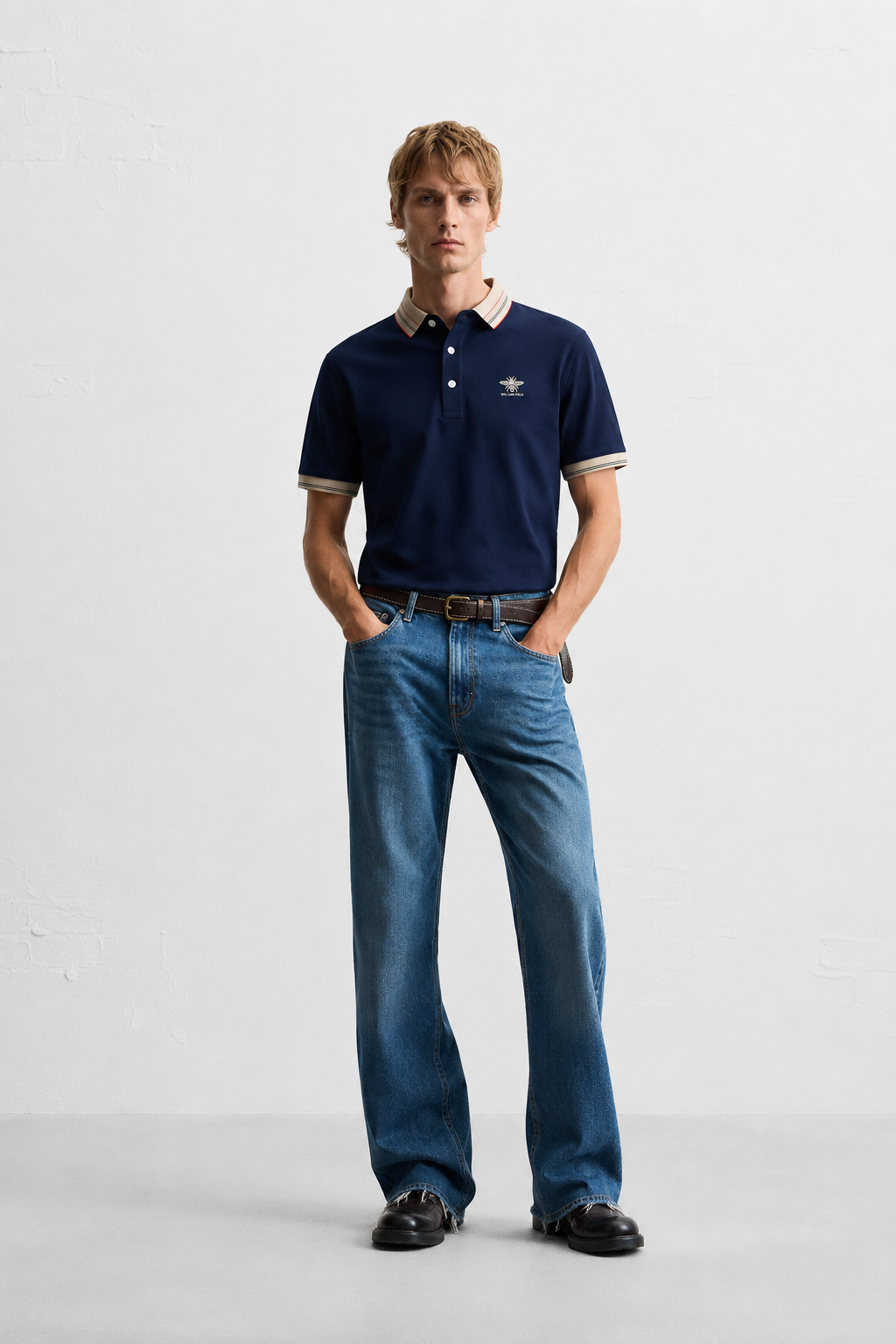 Classic Stripe Polo Shirt