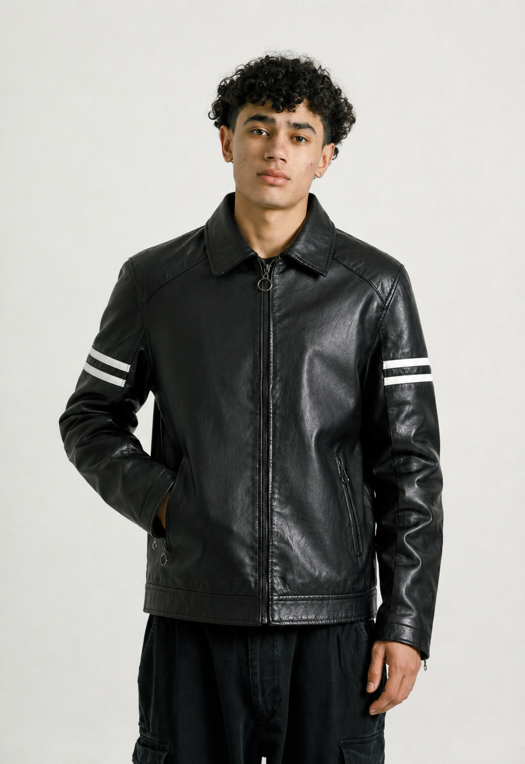 Leather Moto Jacket